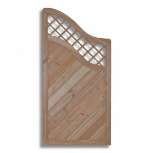 Sichtschutzzaun Amsterdam mit Oberbogen 90 x 180-140 cm