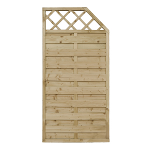 Sichtschutzzaun Marlow KDI Abstufungselement 90 x 180/150 cm