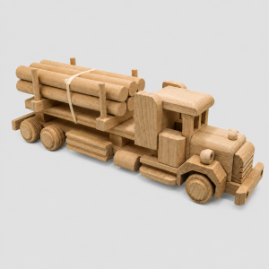 Massivholz-Langholztransporter „Waldmeister“