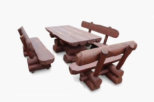 Gartengarnitur Allgäu XXL 3+1, 160 cm