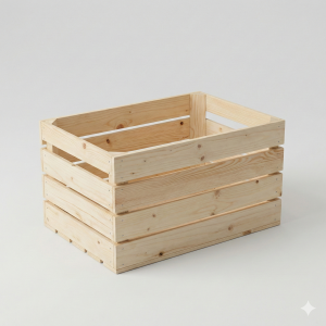 Holzstiege natur 50x40x31cm