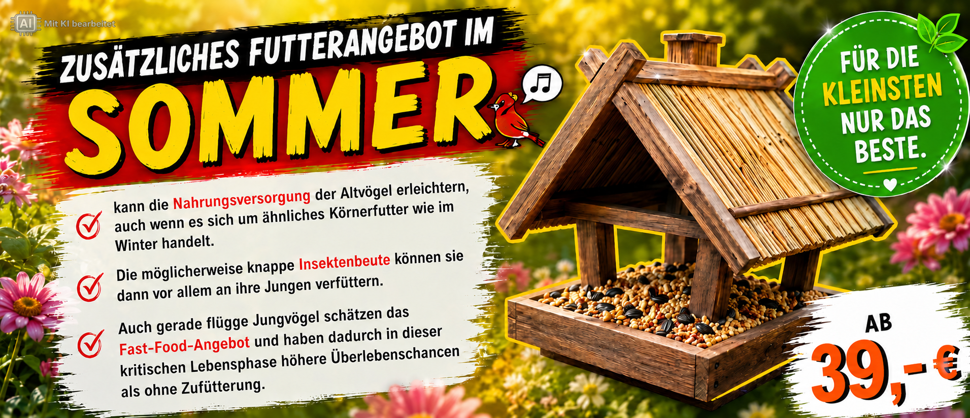 Vogelhaus aus Holz entdecken
